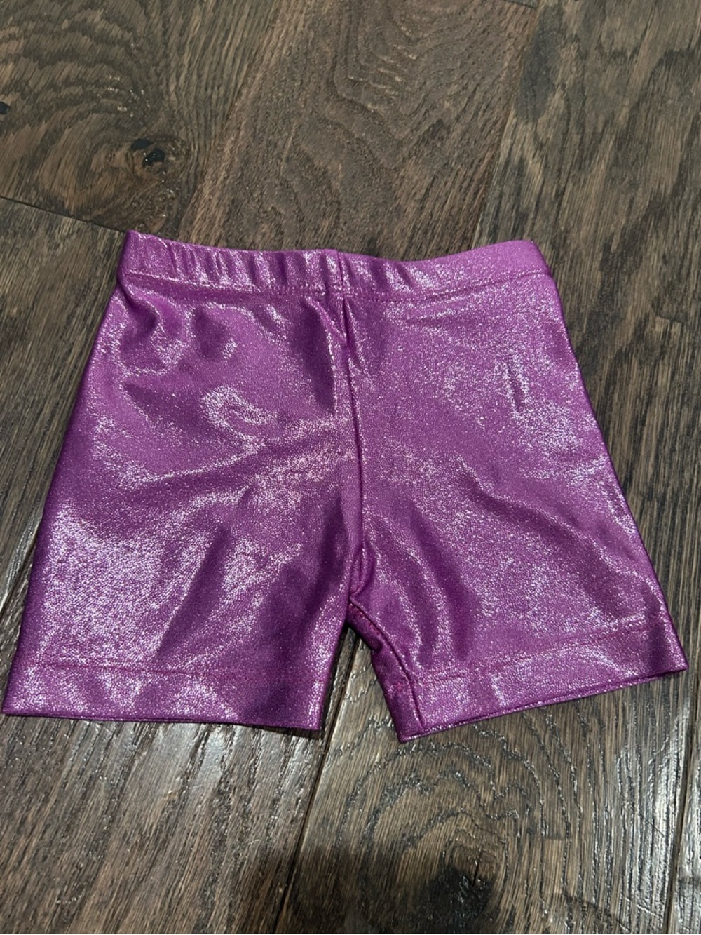 Hope Jeans Toddler Sparkle Purple Bike Shorts Size 2T